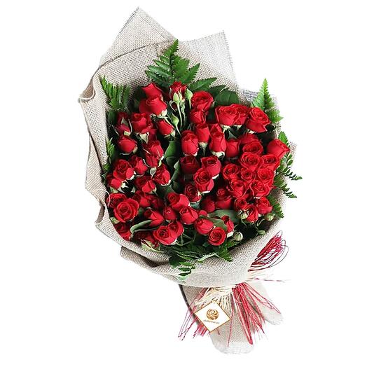 Birdy - Red Spray Roses Bouquet