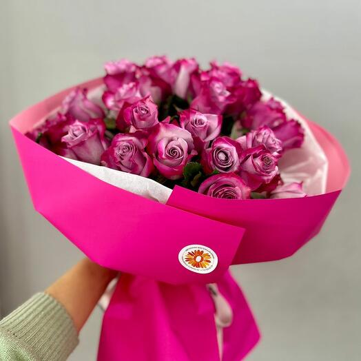 Нежный букет из Голландских роз