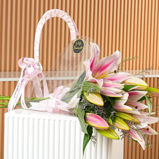 Pink Lilies Bag