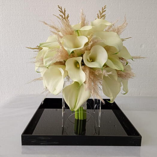 Calla Lilies in a Bridal Bouquet