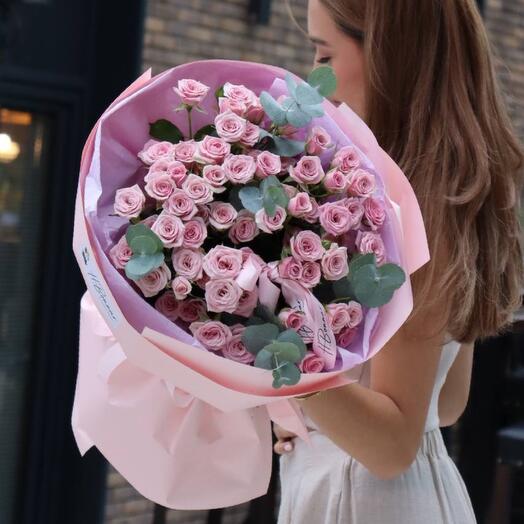 Монобукет кустовых роз