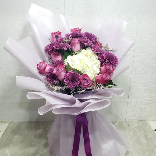 Purple Pastel Bouquet