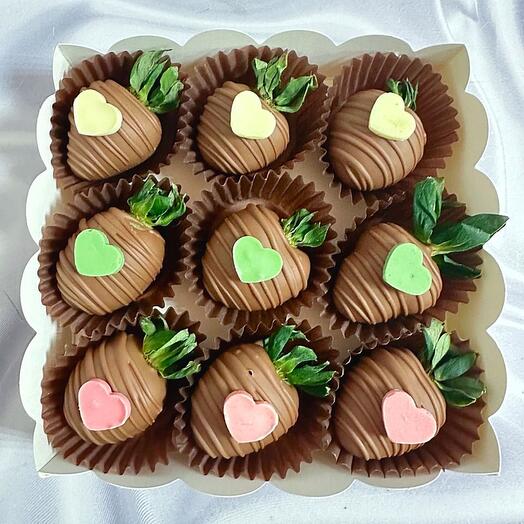 Клубника в шоколаде Heart Mix Choco