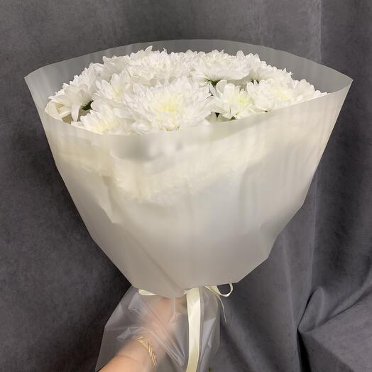 Хризантема  белая кустовая