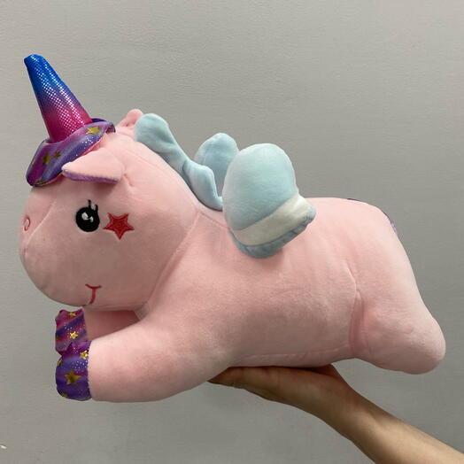 Единорог розовый