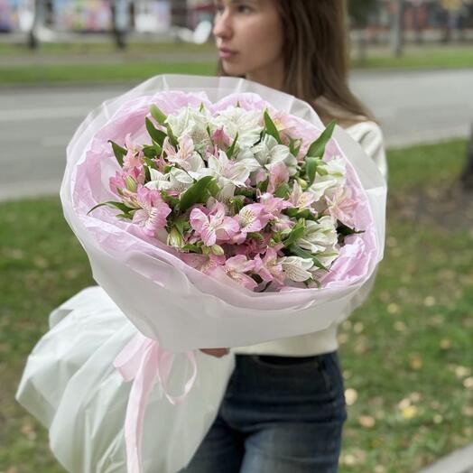 Букет «Моно из альстромери»