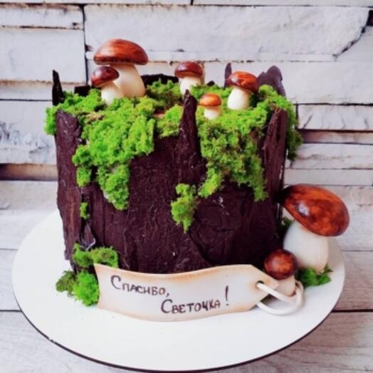 Cake "Forest stump"