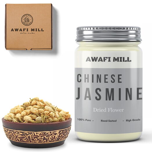 AWAFI MILL Chinese Herbal Tea | Jasmine Flower - Bottle of 100 Gram