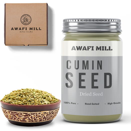 AWAFI MILL Whole Cumin Seeds | Jeera - Bottle of 100 Gram