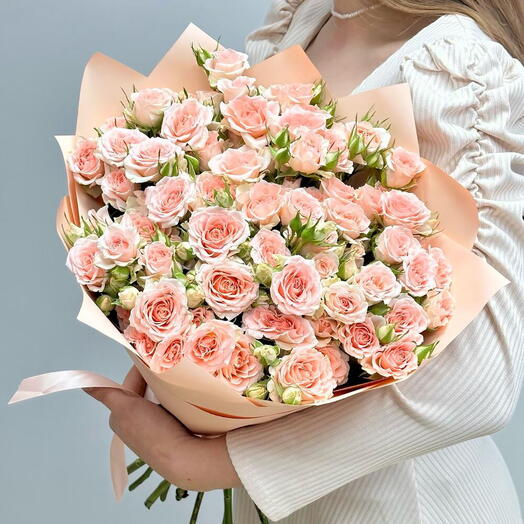 Delicate Pink Baby Roses