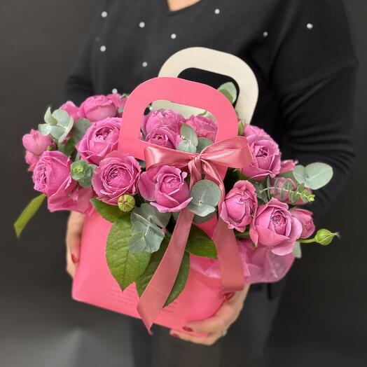 Misty Bubbles in a bright handbag