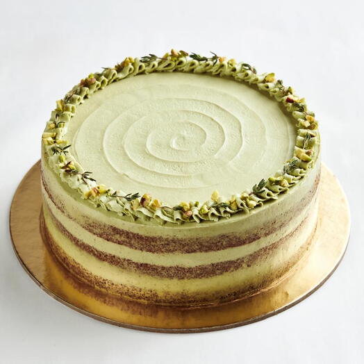 Pistachio Raspberry Cake