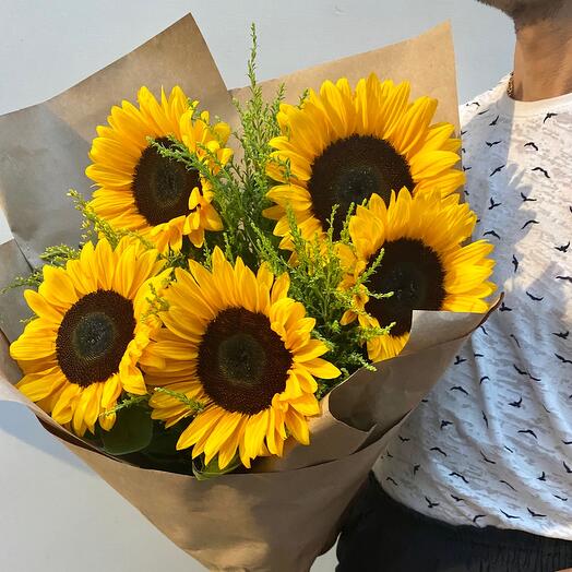5 шт. декоративных 🌻подсолнухов🌻