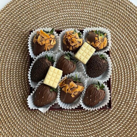 Клубничный бокс "Вафелька"