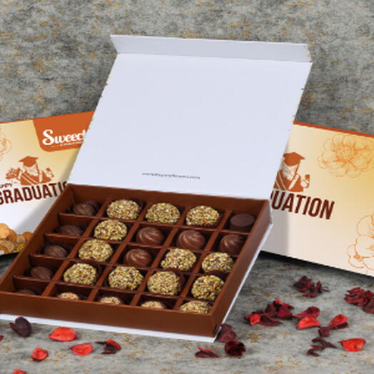 Graduation Premium Assorted Chocolates 25 Pcs By Sweecho
