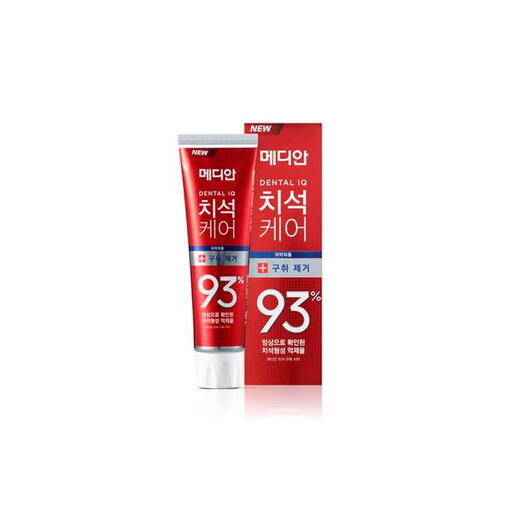 Median Toothpaste Remove Bad Breath (Красная) Зубная паста для удаления налета и оздоровления зубов со вкусом вишни - 120 г