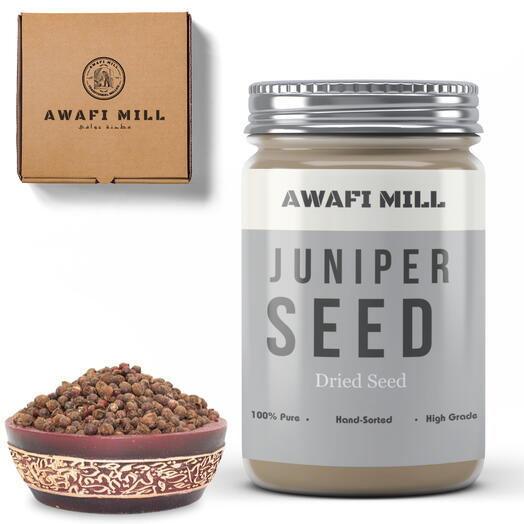 AWAFI MILL Juniper Seeds | cypress Green seed - Bottle of 100 Gram