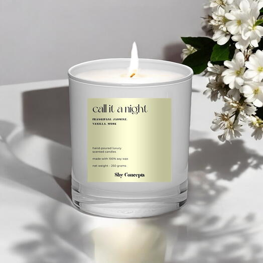 Call it a Night - Luxury Scented Candle (White)