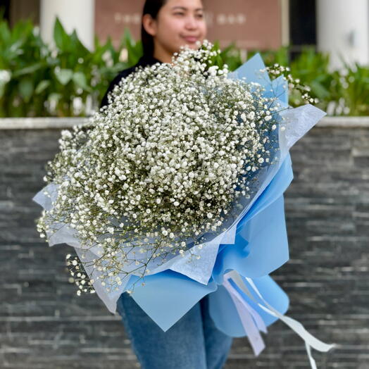 Large Gypso Bouquet Blue