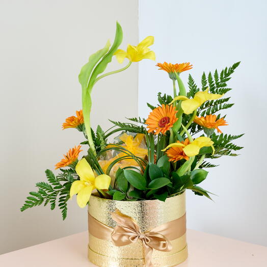 Golden Sunshine Flower Box