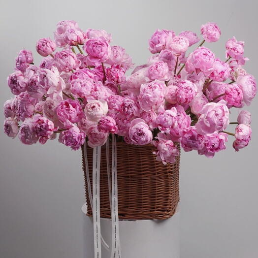 Flowers in basket