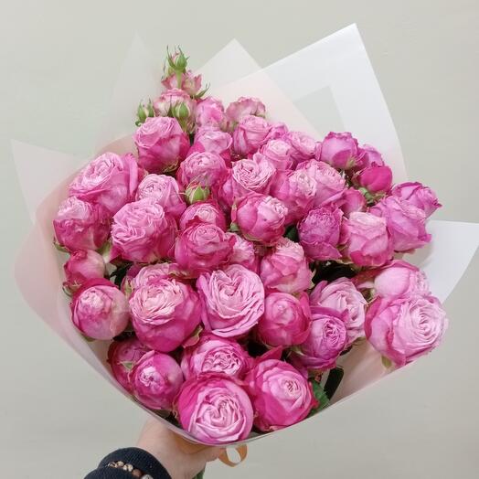 Ramo de 11 rosas de peonía de arbusto Lady Bombastic