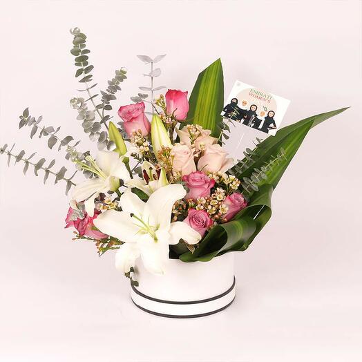 Medley Flower Box for Emirati Womens Day