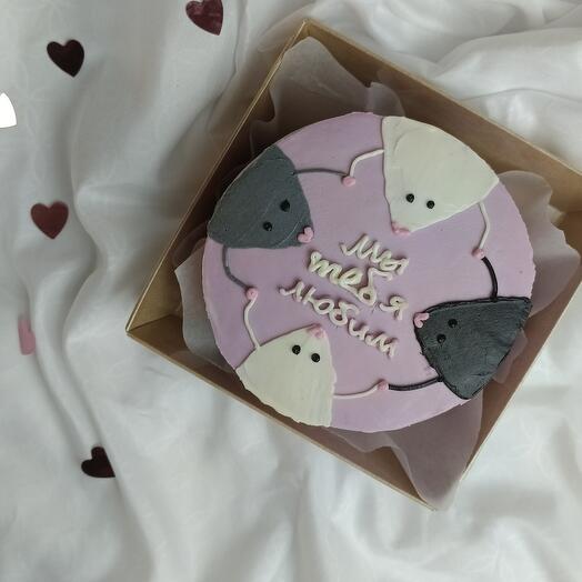 Pastel de Bento con ratas