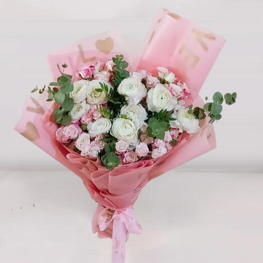 Bouquet of "Blush Ranunculus "