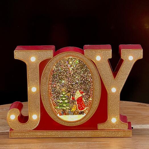 Joy santa water spinning, LED-Multicolor