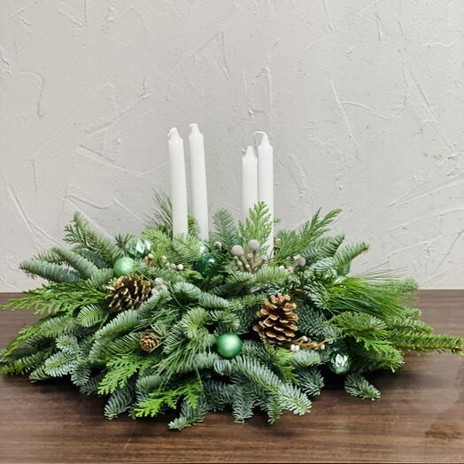 Christmas table centerpiece