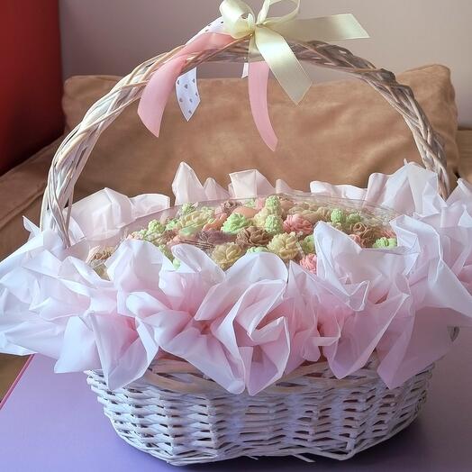 Огромный букет цветов из бельгийского шоколада ручной работы (вкусный и оригинальный подарок девушке)