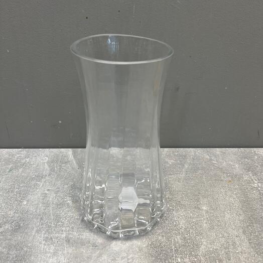 Стеклянная ваза 13*25