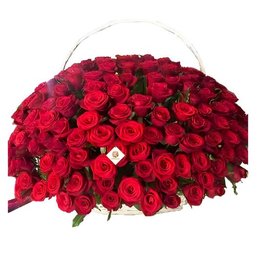 Love and Rose - 200 Red Roses in Basket