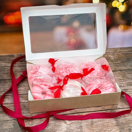 Набор мыла ручной работы - зефир и пончики