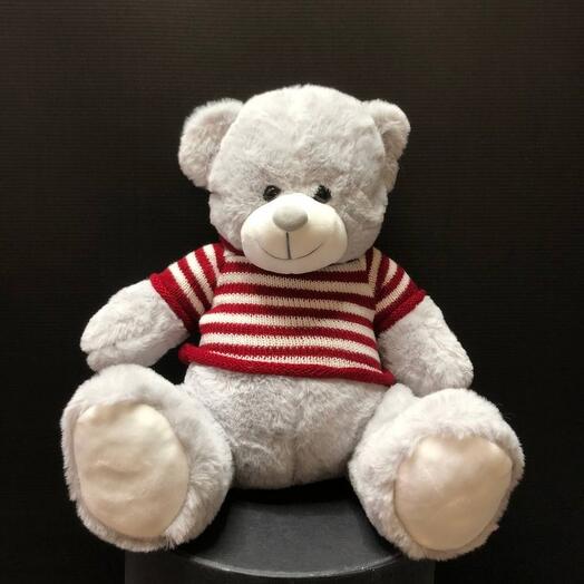 Мягкая игрушка "Мишка в красном свитере"