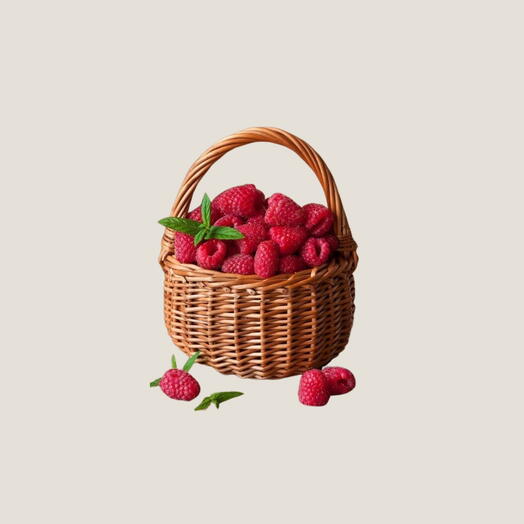 Raspberry Fruit Basket