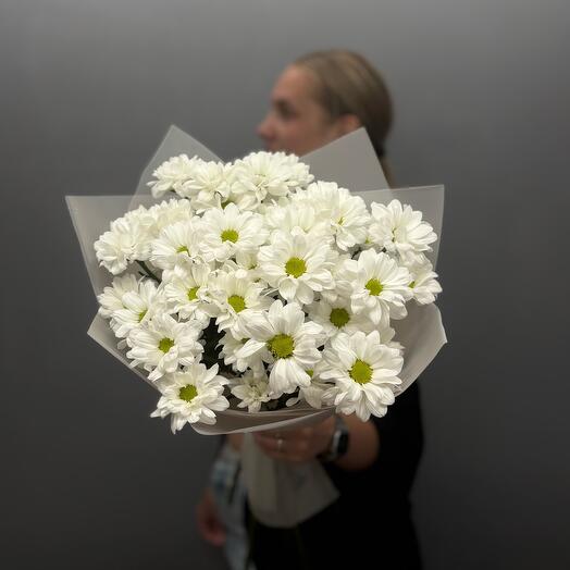 Букет из 7 веток хризантем кустовых