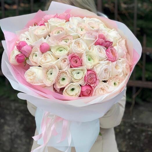 Delicado ramo de Ranunculus