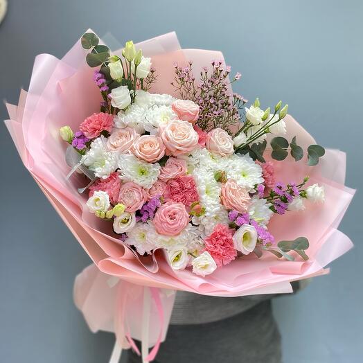 Авторский  большой нежный букет💗💗💗