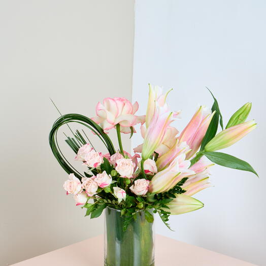 Elegant Pink Grace Arrangement