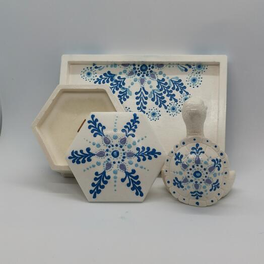 Подарочный набор, снежные узоры
