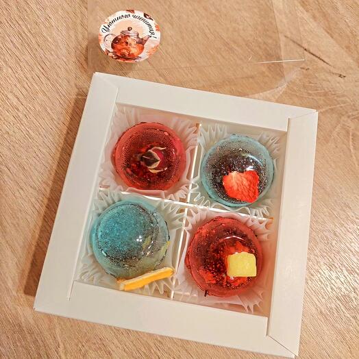 Набор мини чайных бомбочек 4 шт (1 шт на 300 мл кипятка)