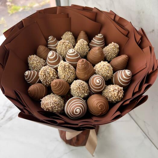 Букет из клубники в шоколаде Chocolate mini