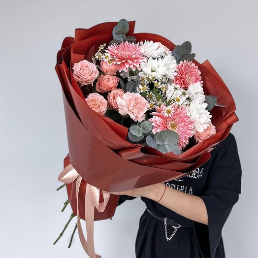 Букет с герберами😍😍😍