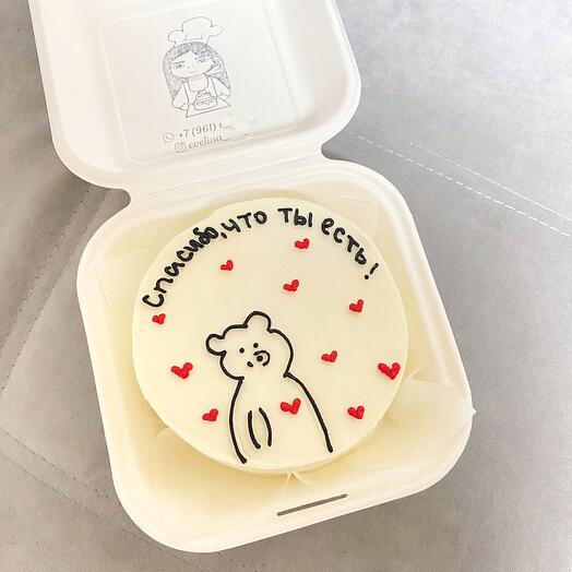 Bento cake "thank you for being there"