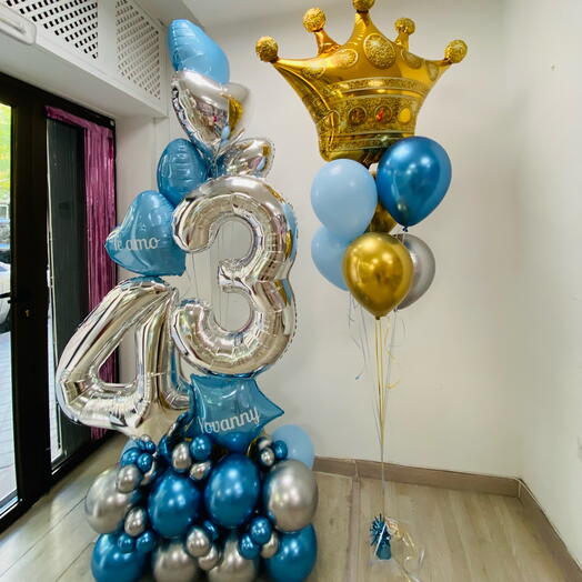 Bouquet de globos numero