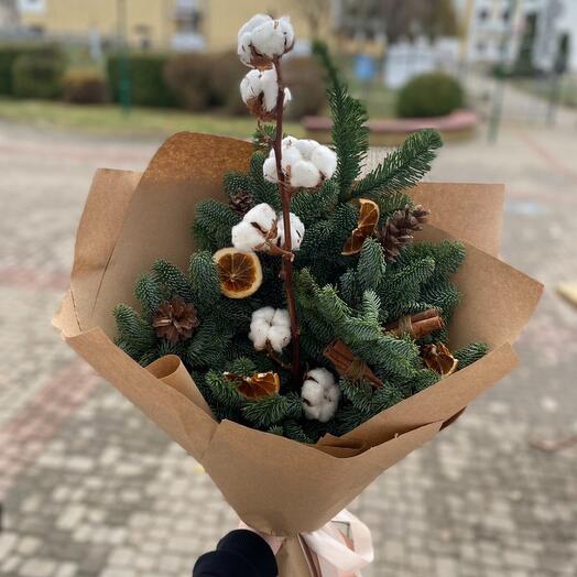 Букет из натурального нобилиса