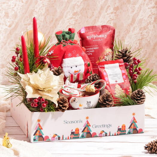 Jingle Bell Gift Basket