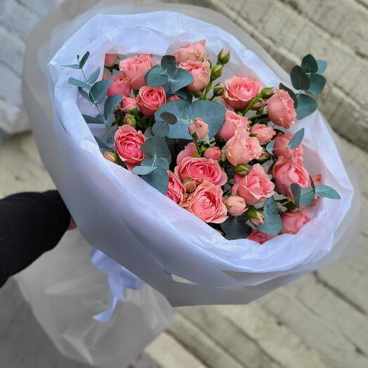 Коралл пионовидная роза 🌹 7шт